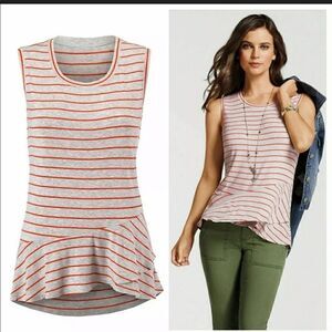 Cabi  | 5331 Ruffle Tank Stripe Top | S